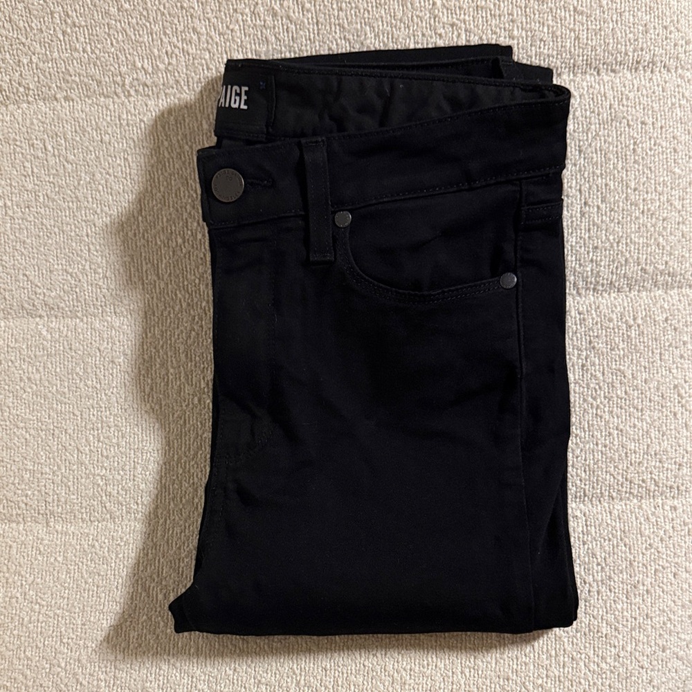 PAIGE Women's Black Skinny Jeans
